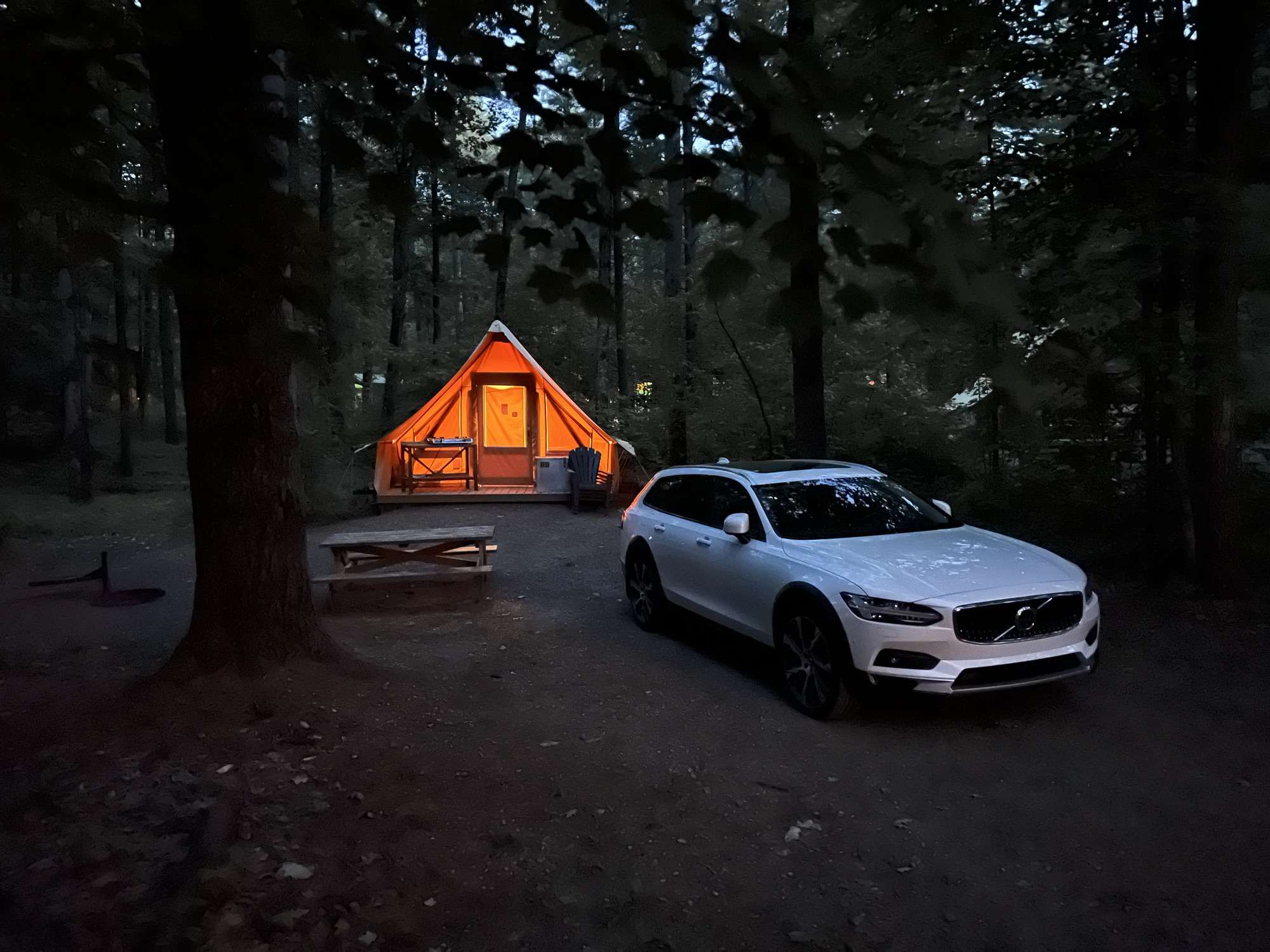 Je pars faire du camping